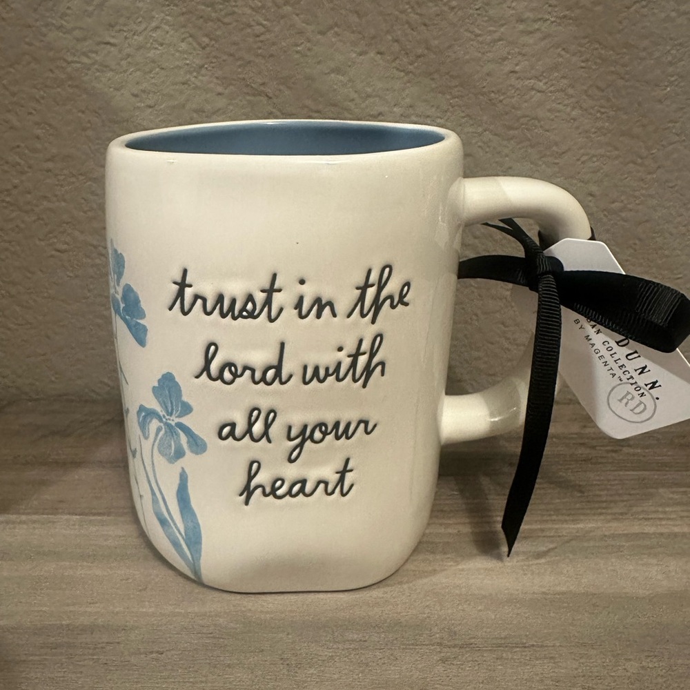 Rae Dunn Trust In The Lord With All Your Heart Mug
